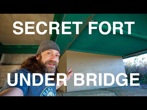 Camping In Secret Bridge Fort
