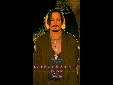 Johnny Depp's unmatched swagger in first ever male "star moment" of SAVAGExFenty show 🔥🌟