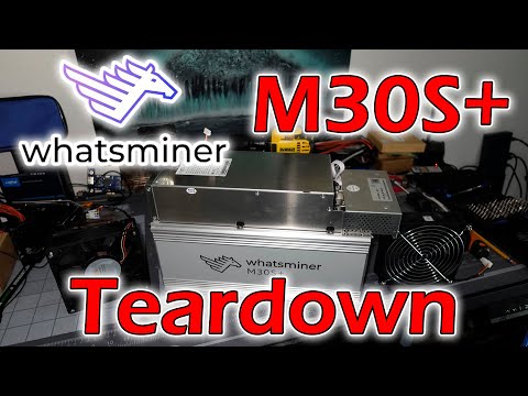 Teardown of WhatsMiner M30S+, Preparing Asic for Immersion Cooling