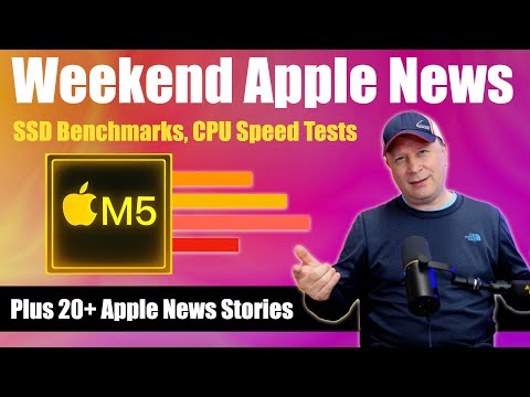M5 MacBook Pro SSD Speed Tests, M5 iPad Pro Tests, iPhone 17 Pro Issues, & More Apple News & Rumors