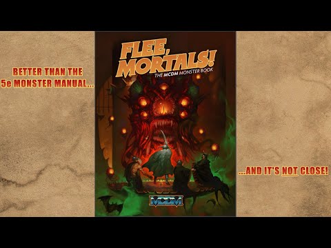 Flee, Mortals! Review - Better than the 5e Monster Manual, and It's Not Close