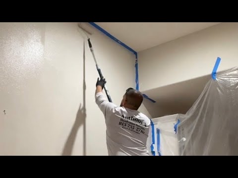 This drywall repair disappears after texture and paint