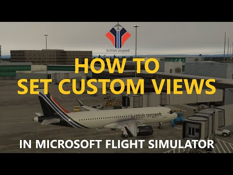 How to Set CUSTOM VIEWS in Microsoft Flight Simulator 2020 [Tutorial] 4K