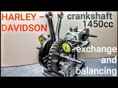 How to change motorcycle connecting rod kit crank from Harley Davidson .