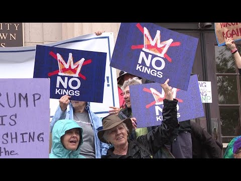 Union and Columbia County join the hundreds of anti-Trump "No Kings" protests happening around the c