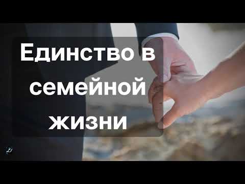 Единство в семейной жизни   А.Елисеев  Беседа для семейных