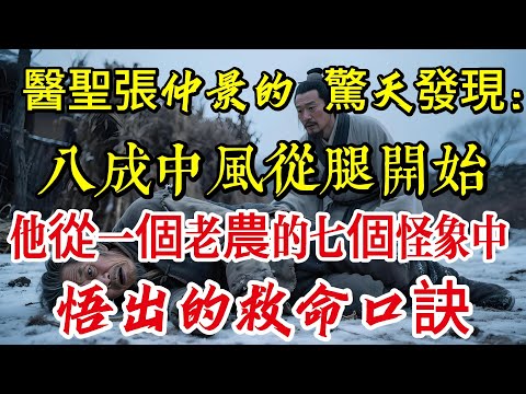 醫聖張仲景的驚天發現：八成中風從腿開始！他從一個老農的七個怪象中，悟出的救命口訣|養生|打坐冥想|道家|佛教 |佛學知識|修心修行|禪悟人生 |南無阿彌陀佛|談佛道安