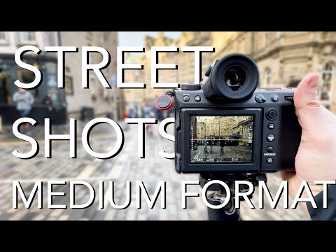 Street Photography With 100MP Fuji Medium Format (POV with GFX 100II)