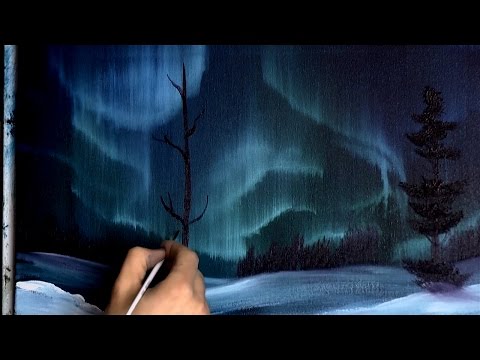 Auroral Display - Painting Lesson