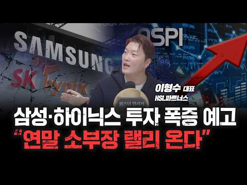 삼성전자•SK하이닉스 급락, AI 버블 아닙니다 | HSL파트너스 이형수 대표 [심층인터뷰]
