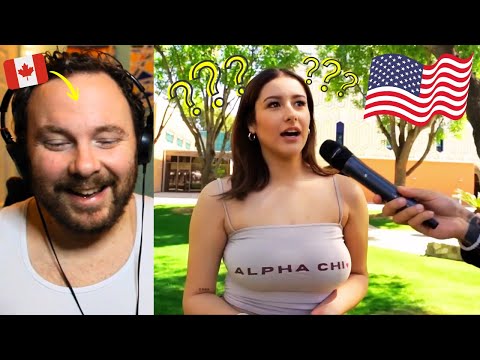 Canadian Guy STUNNED by how UNEDUCATED American College Students are...