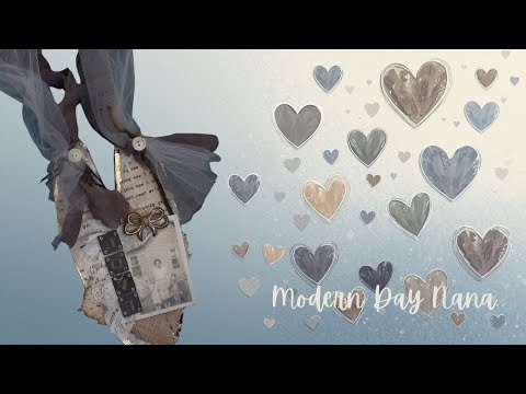 Memory Hearts for Valentine’s Day | Vintage Photos & Mixed Media