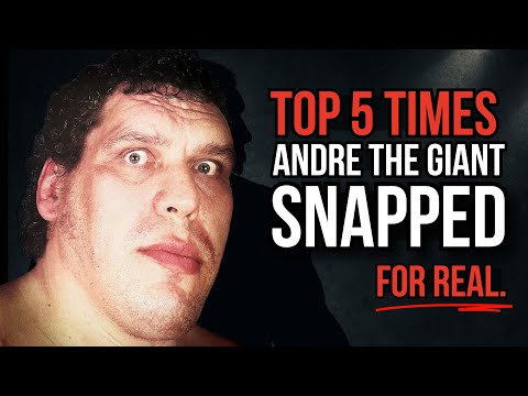 When Andre the Giant Lost It — 5 Real Moments WWE Couldn’t Control
