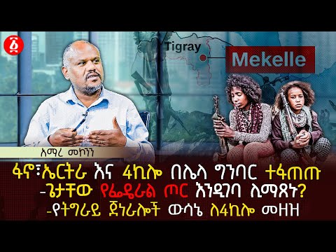 ፋኖ፣ ኤርትራ እና 4ኪሎ በሌላ ግንባር ተፋጠጡ | ጌታቸው የፌዴራል ጦር እንዲገባ ሊማጸኑ? | የትግራይ ጀነራሎች ውሳኔ ለ4ኪሎ መዘዝ | Ethiopia