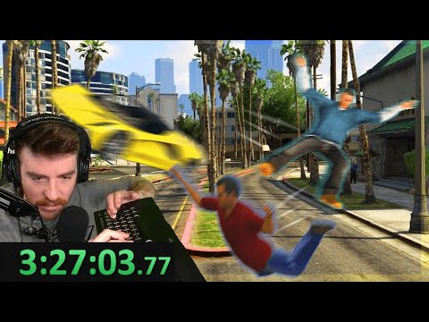 Can Doug Speedrun GTA V While LAUNCHING Himself?