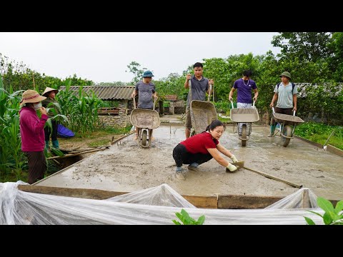 Finally! I Started Building My Own House / How To Pour & Finish Concrete Floor