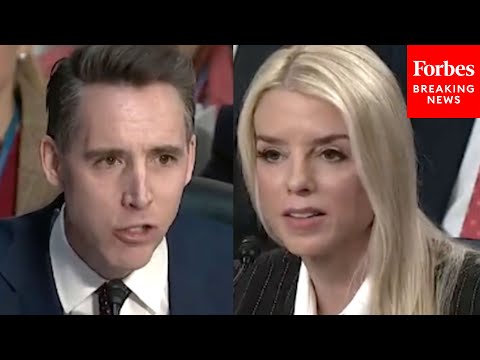 'Never Seen Anything Like It Before In American History': Hawley Blasts Biden DOJ At Bondi Hearing