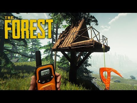 BUILDING OUR NEW BASE!! (The Forest)