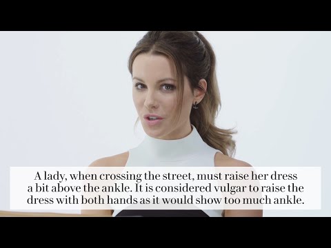 Kate Beckinsale on How to Get a Guy in the 1800’s | Vanity Fair
