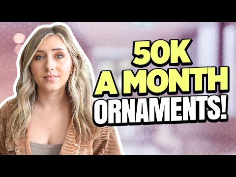 50K/Month Personalized Ornaments on Etsy?! (FULL Tutorial)