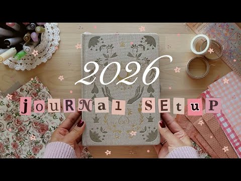 setting up my journal for 2026! 🌷🩰✨🦢