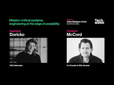 Cameron McCord & Augustus Doricko - Italian Tech Week 2025