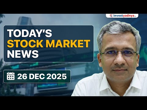 Daily Stock Market News (26 Dec 2025): US Economy Growth, India Exports, Zepto IPO, Ola PLI Boost
