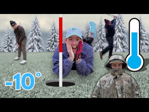 We Tried Playing Golf in a Winter Storm