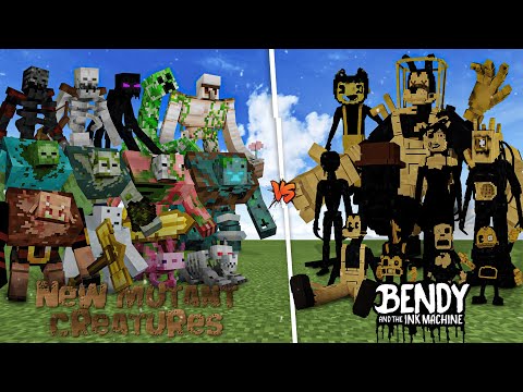New Mutant Creatures vs Bendy and the Ink Machines! | PART 1