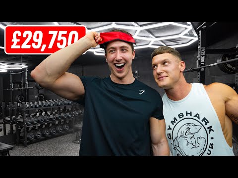 SURPRISING MY BROTHER WITH DREAM HOME GYM!! | Full Transformation