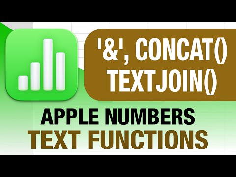 &, CONCAT(), and TEXTJOIN() explained for Apple Numbers!