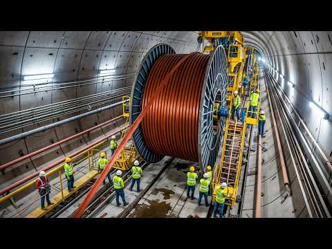 ¿Cómo se Hacen 3,500 TONELADAS de Cables para el Metro de Dubái? ¡INGENIERÍA Extrema! 🚇⚡