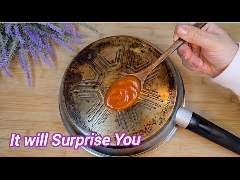 😱 Clean Your Burnt Pan and Make It Like New in 2 Minutes with This Magical Mixture