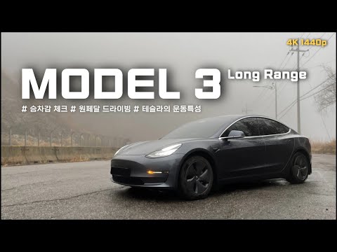 테슬라 모델3 롱레인지 시승기(승차감, 와인딩, 원페달 드라이빙 등) / 차읽남TV