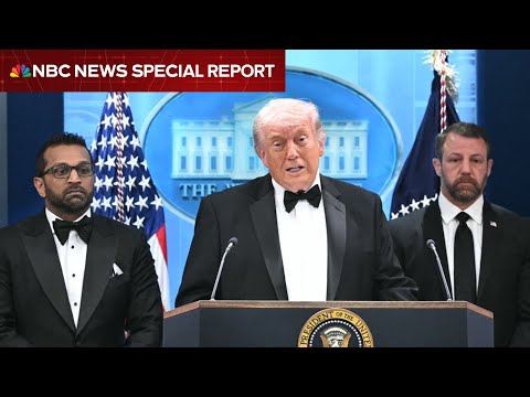 Special Report: Trump speaks after shooting outside White House Correspondents' Dinner