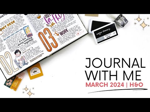 Journal With Me March 2024 | Daily Journal Hemlock & Oak Planner