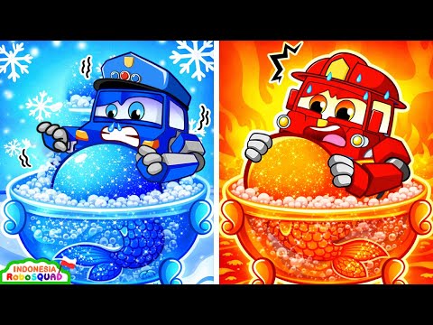 Ada Masalah di Laut! 🌊🧜‍♀️ Putri Duyung Hamil Ayo Bertindak! | RoboSquad Kartun Kids