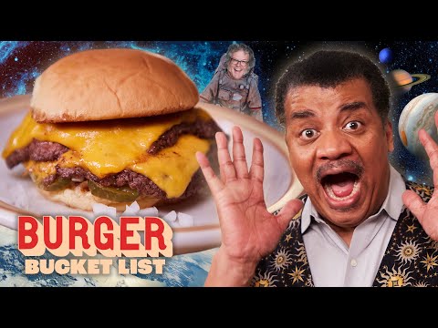 Neil deGrasse Tyson Makes Space Burgers with George Motz | Burger Bucket List