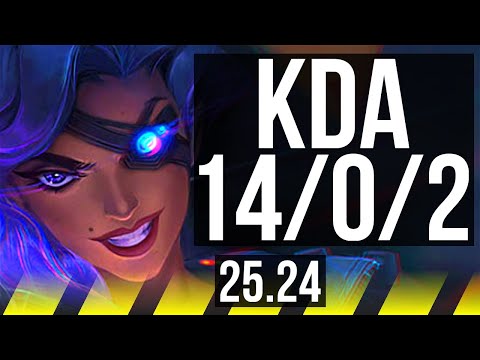 SAMIRA & Leona vs CAITLYN & Karma (ADC) | Perfect KDA: 14/0/2 | KR Diamond | 25.24
