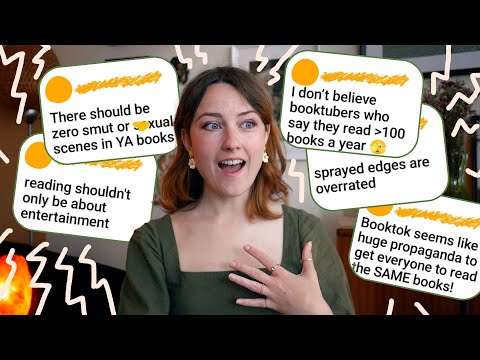 reacting to your bookish HOT TAKES 🔥& exposing myself