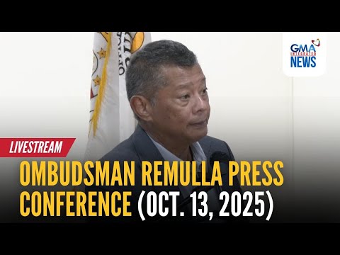 LIVE - Office of the Ombudsman press conference - Oct. 13, 2025 - Replay | GMA Integrated News