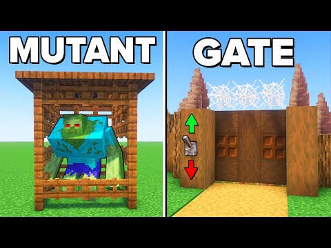 Minecraft: 15+ APOCALYSPE Build Hacks!