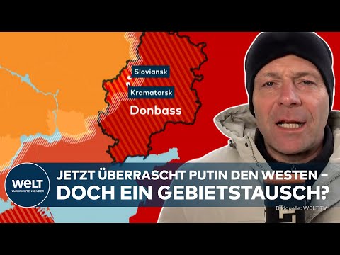 UKRAINE-KRIEG: Gebietstausch! Plötzlich Zuckerbrot von Putin ‒ doch was will der Kreml wirklich?