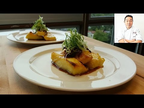 Miso-Marinated Sea Bass with Shiitake Soy Glaze Sauce - How To Series
