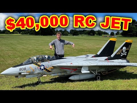 GIANT RC Jet with 2 real Jet Turbine Engines