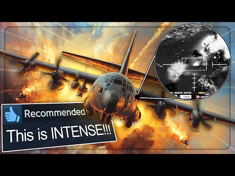 I Upgraded an AC-130 Gunship to CRAZY Levels in this INTENSE Gunship Game