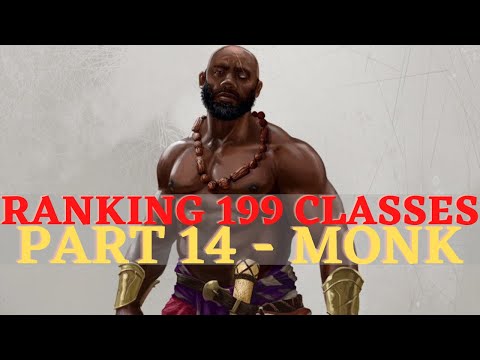 Pathfinder: WotR - Ranking 199 Classes Part 14: Monk & Archetypes