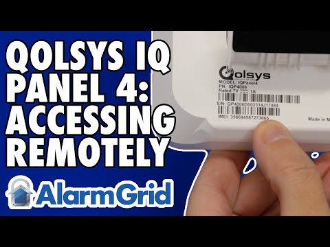 Qolsys IQ Panel 4: Accessing Remotely