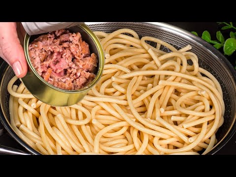 Tuna pasta in minutes for the whole family! Incredible recipe