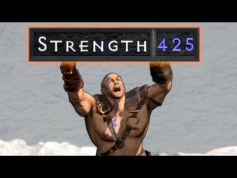 Diablo 2 But I'm Putting ALL My Stats Into Strength